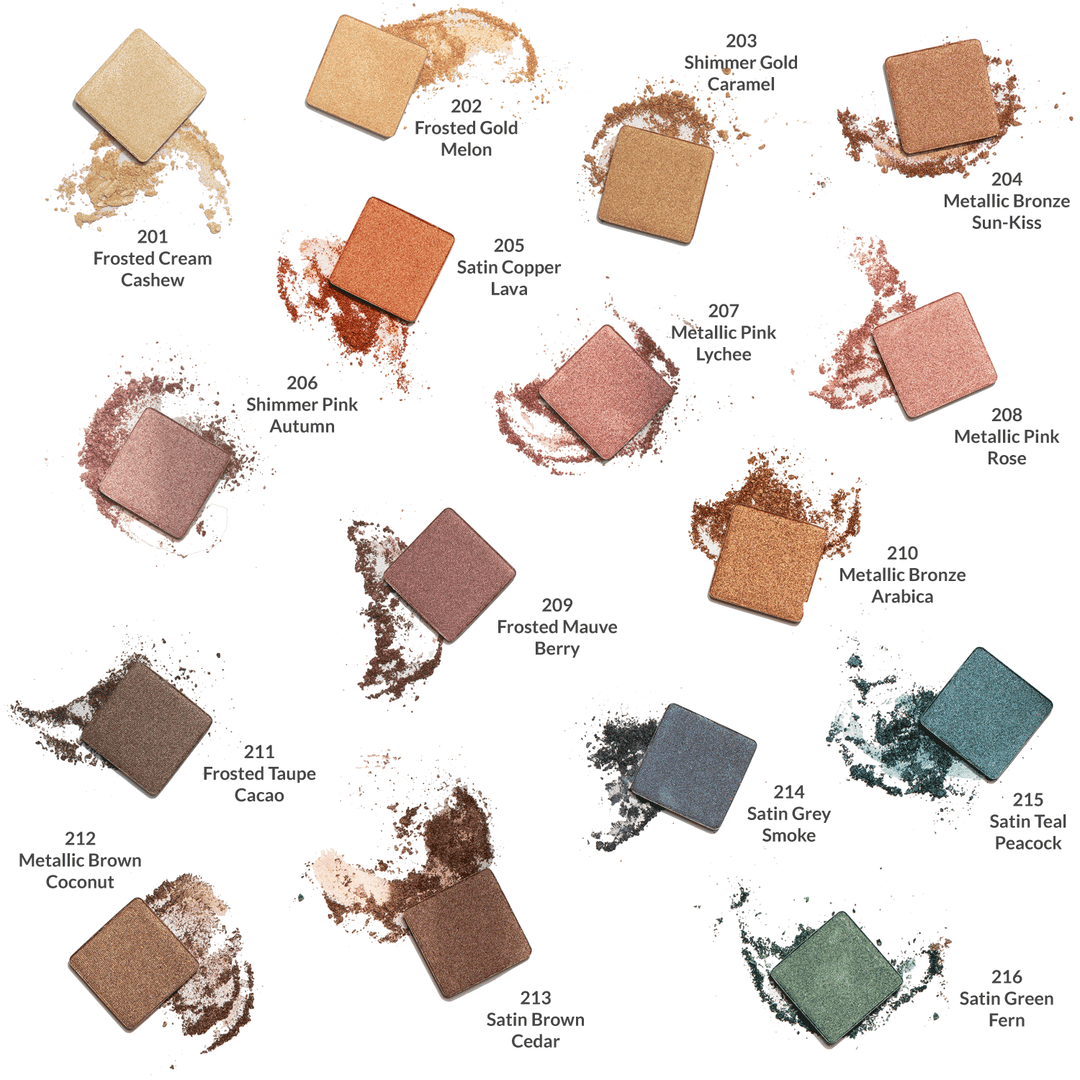 Disguise Cosmetics Satin Copper Lava 205 - Eyeshadow, NO TALC | INTENSE COLOR | WITH SOOTHING PLANT OILS | ULTRA-SMOOTH | 4.5 gm