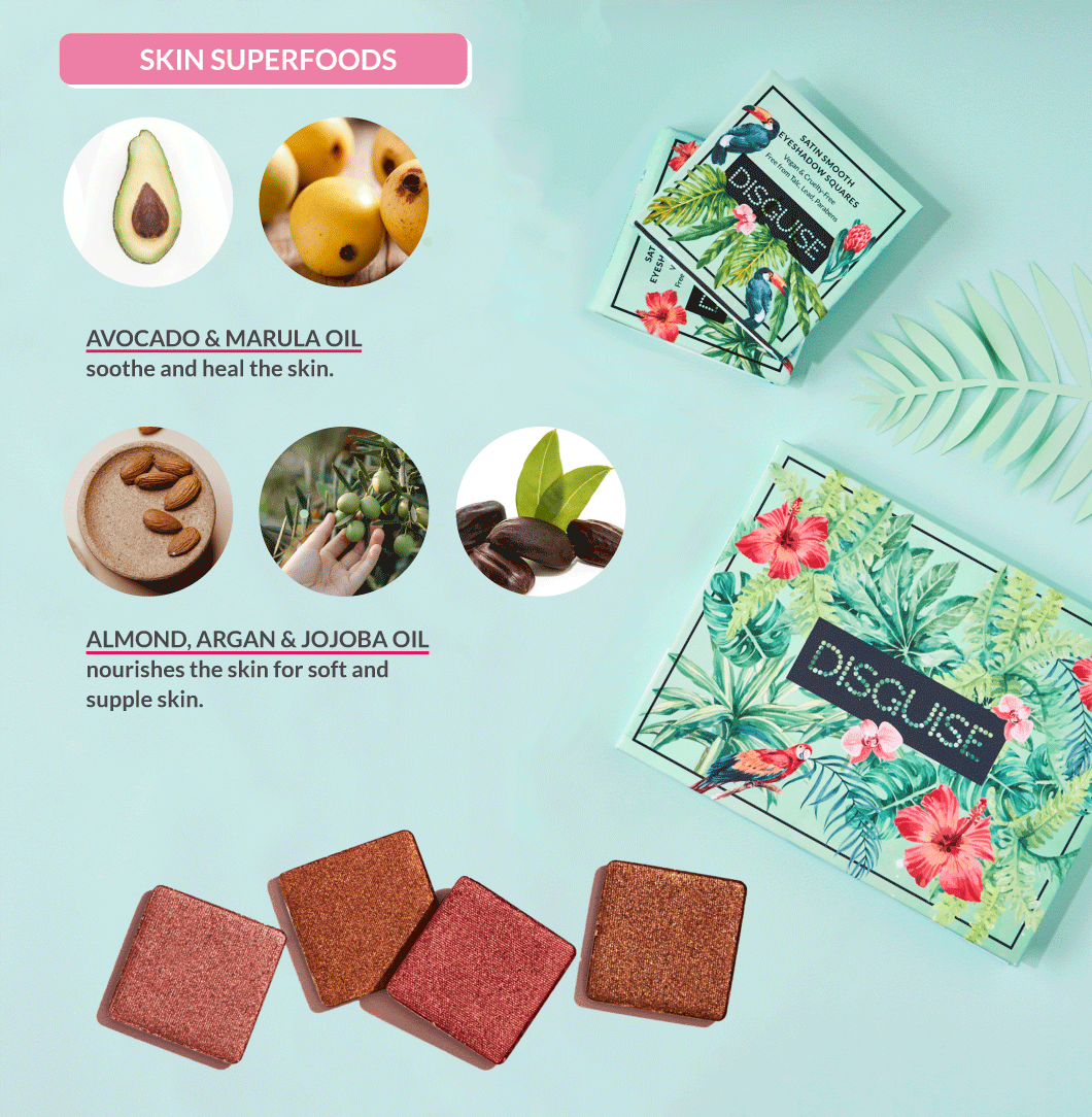 Disguise Cosmetics Frosted Gold Melon 202 - Eyeshadow, No Talc | Intense Color | With Soothing Plant Oils | Ultra-Smooth