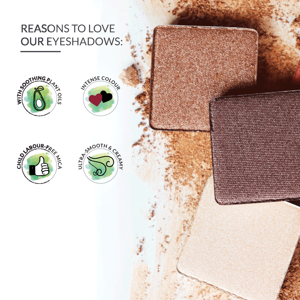 Disguise Cosmetics Satin Brown Cedar 213 - Eyeshadow, NO TALC | INTENSE COLOR | WITH SOOTHING PLANT OILS | ULTRA-SMOOTH | 4.5 gm