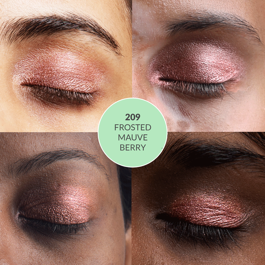 Disguise Cosmetics Frosted Mauve Berry 209 - Eyeshadow, No Talc | Intense Color | With Soothing Plant Oils | Ultra-Smooth