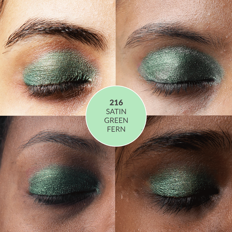 Disguise Cosmetics Satin Green Fern 216 - Eyeshadow, NO TALC | INTENSE COLOR | WITH SOOTHING PLANT OILS | ULTRA-SMOOTH