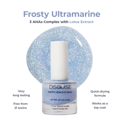 Frosty Ultramarine 132, 21 TOXIN FREE | WITH AHA & LOTUS EXTRACT | INTENSE COLOR | 9 ml