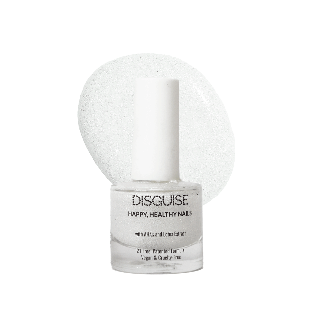 Disguise Cosmetics Frosty White 130, 21 TOXIN FREE | WITH AHA & LOTUS EXTRACT | INTENSE COLOR | 9 ml