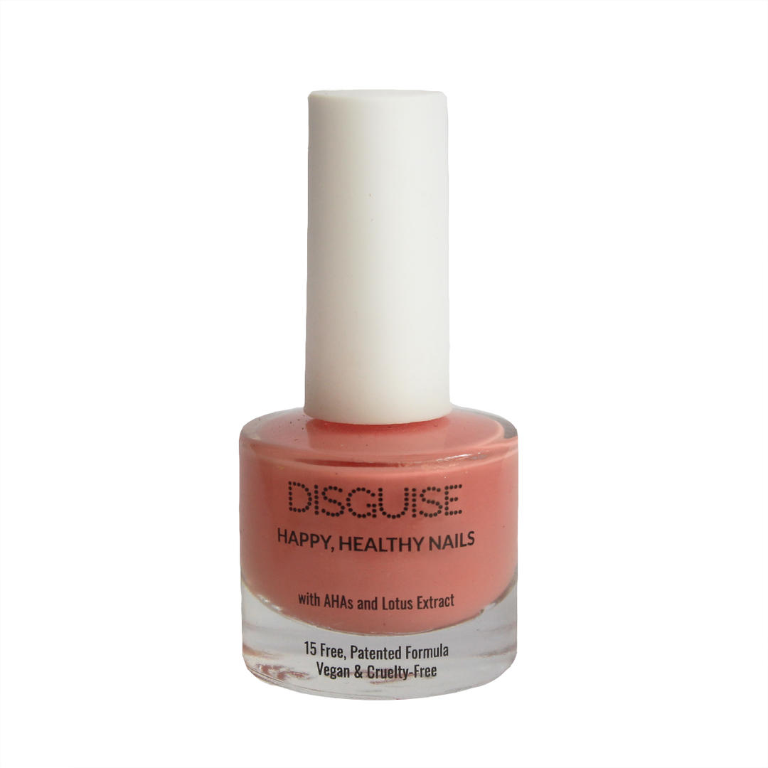 Disguise Cosmetics Flamingo Pink 111 + Marsala 110 - Nail Colour, 21 TOXIN FREE | WITH AHA & LOTUS EXTRACT | INTENSE COLOR | 9 ml