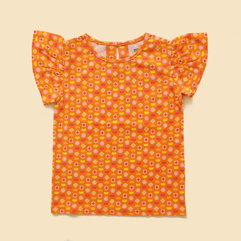 Flutter Sleeve Top
