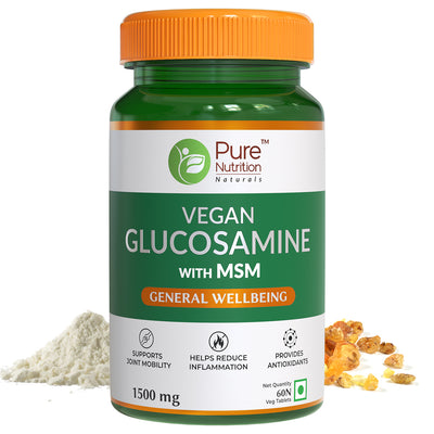 Vegan Glucosamine l Joint Support Supplement - 60 Tablets