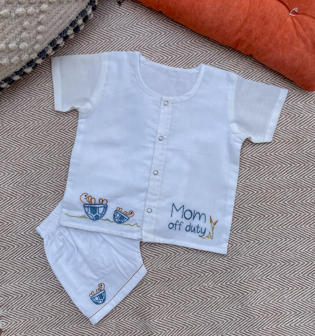 Bhaakur The Tortoise Jhablas/Vests Set