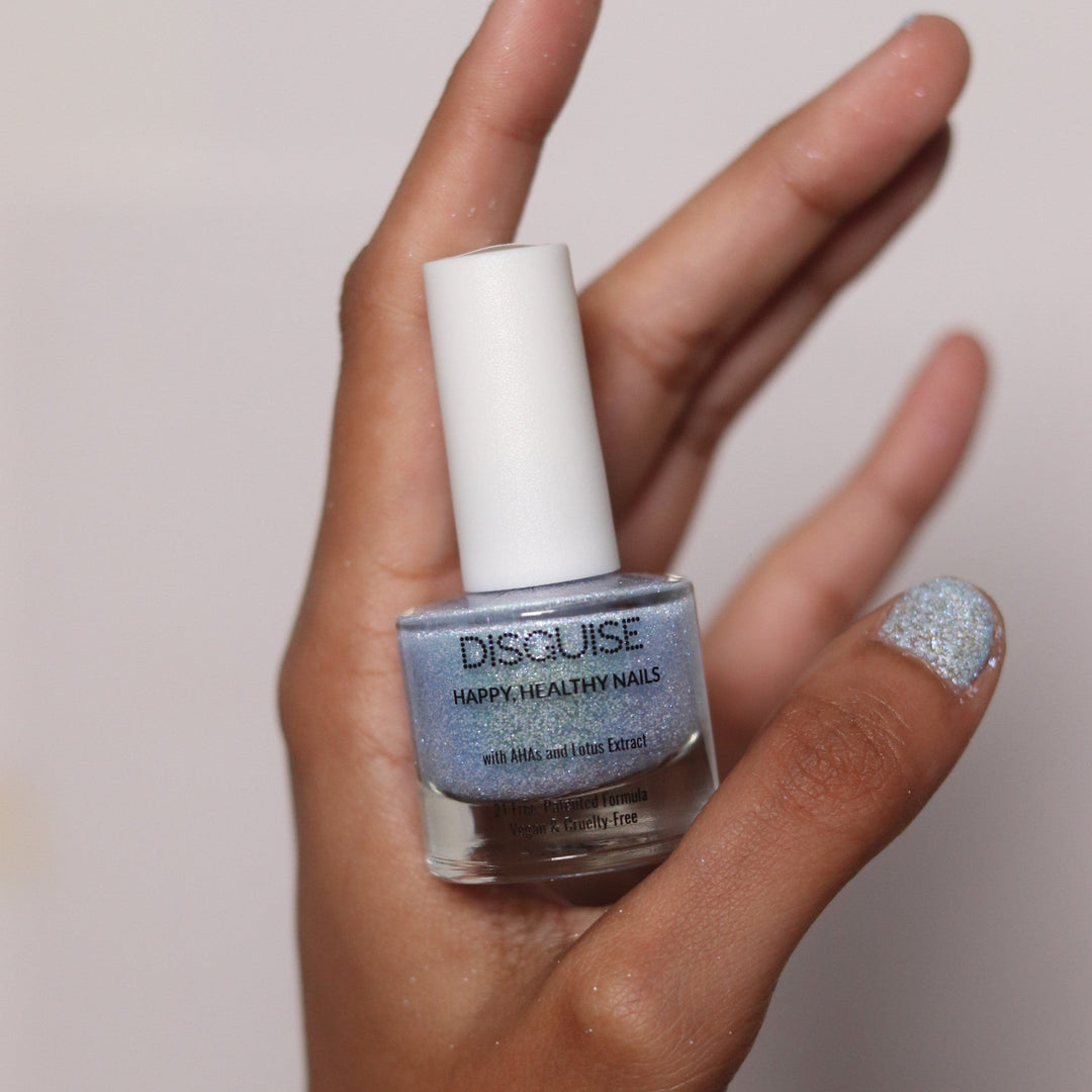 Disguise Cosmetics Frosty Ultramarine 132, 21 TOXIN FREE | WITH AHA & LOTUS EXTRACT | INTENSE COLOR | 9 ml