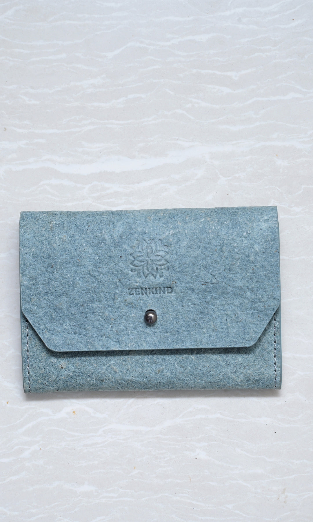 Natural Powder Blue Wallet