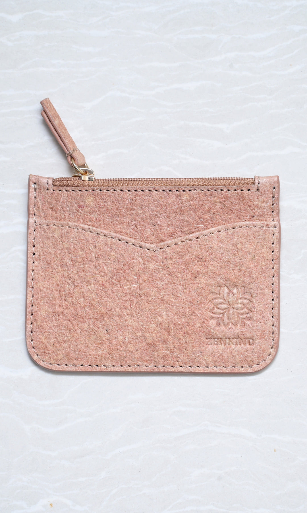 Natural Pink Card Holder