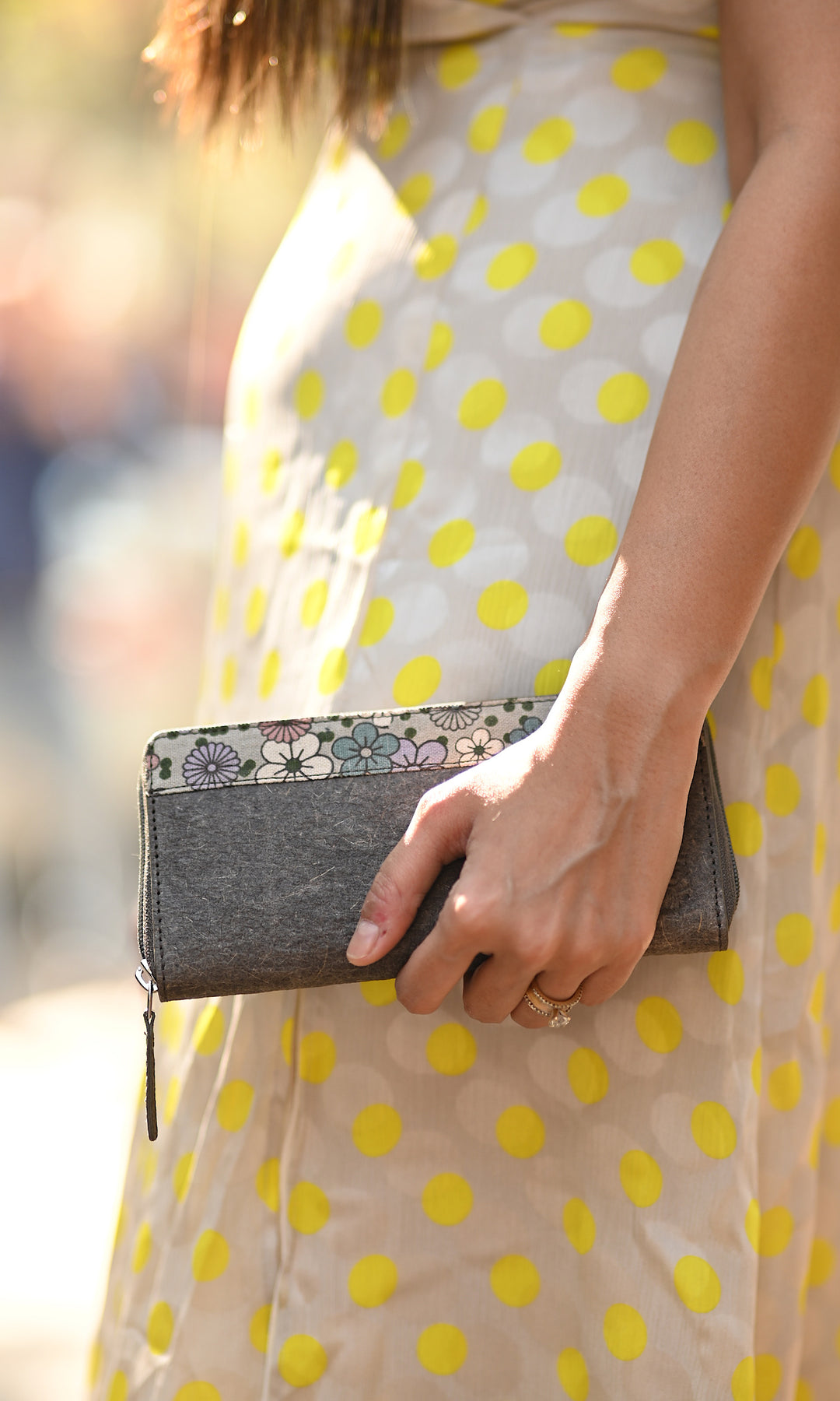 Natural Floral Wallet