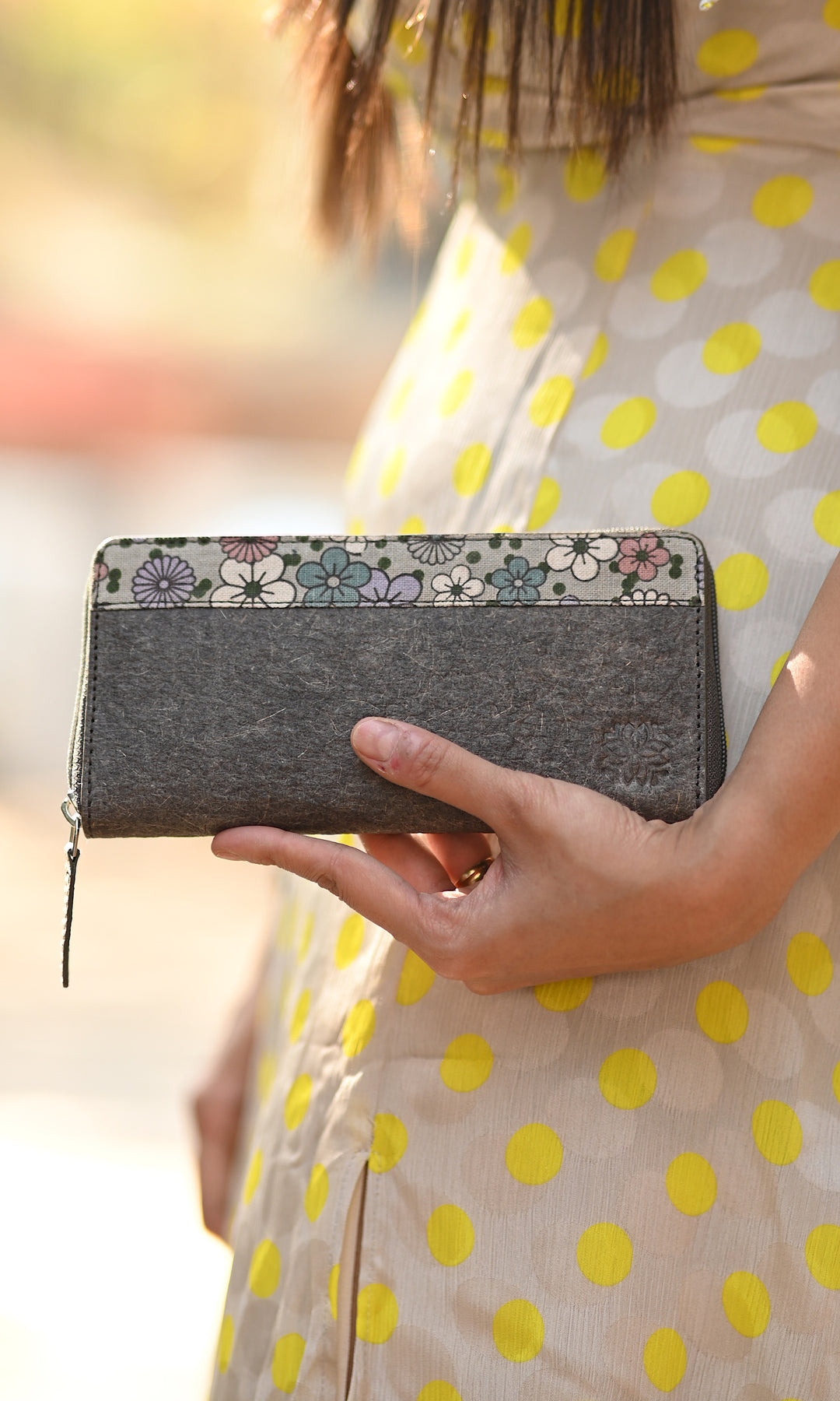 Natural Floral Wallet