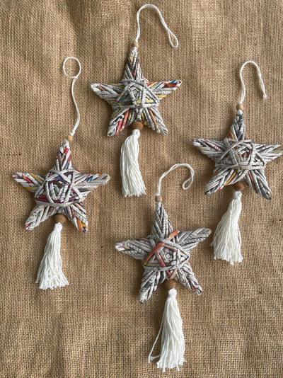 Upcycled Paper Stars