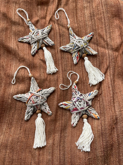 Upcycled Paper Stars