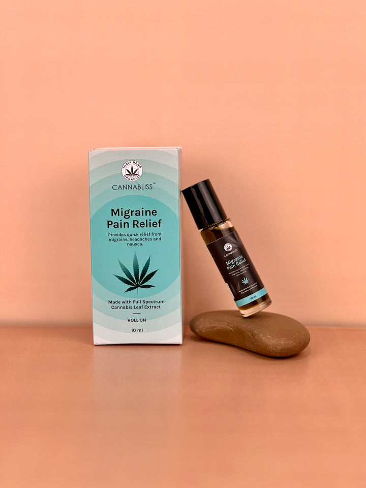 India hemp Organics Cannabliss Migraine Pain Relief - 10 ML