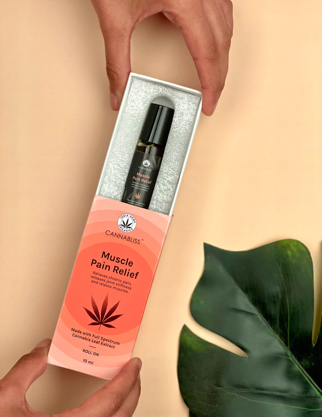 India hemp Organics Cannabliss Muscle Relief - 10 ML