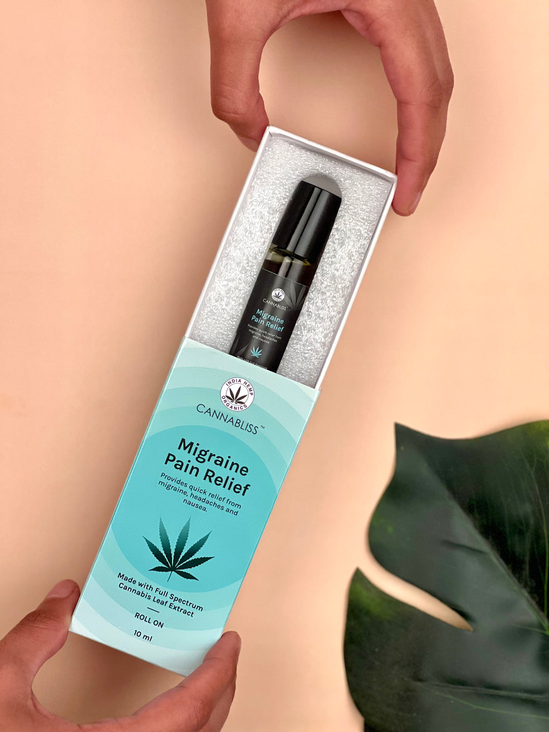 India hemp Organics Cannabliss Migraine Pain Relief - 10 ML