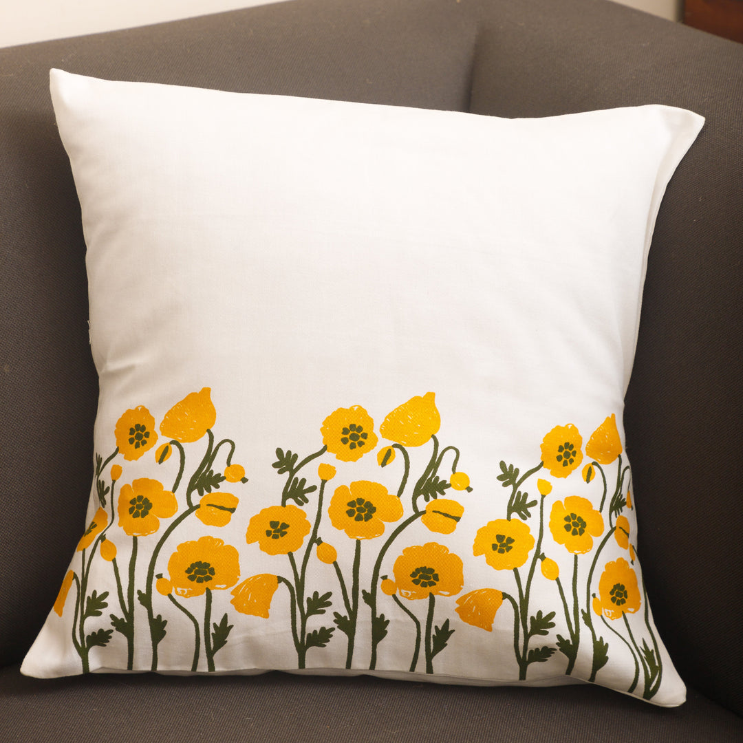 Pravaah Bahaar recycled cotton cushion