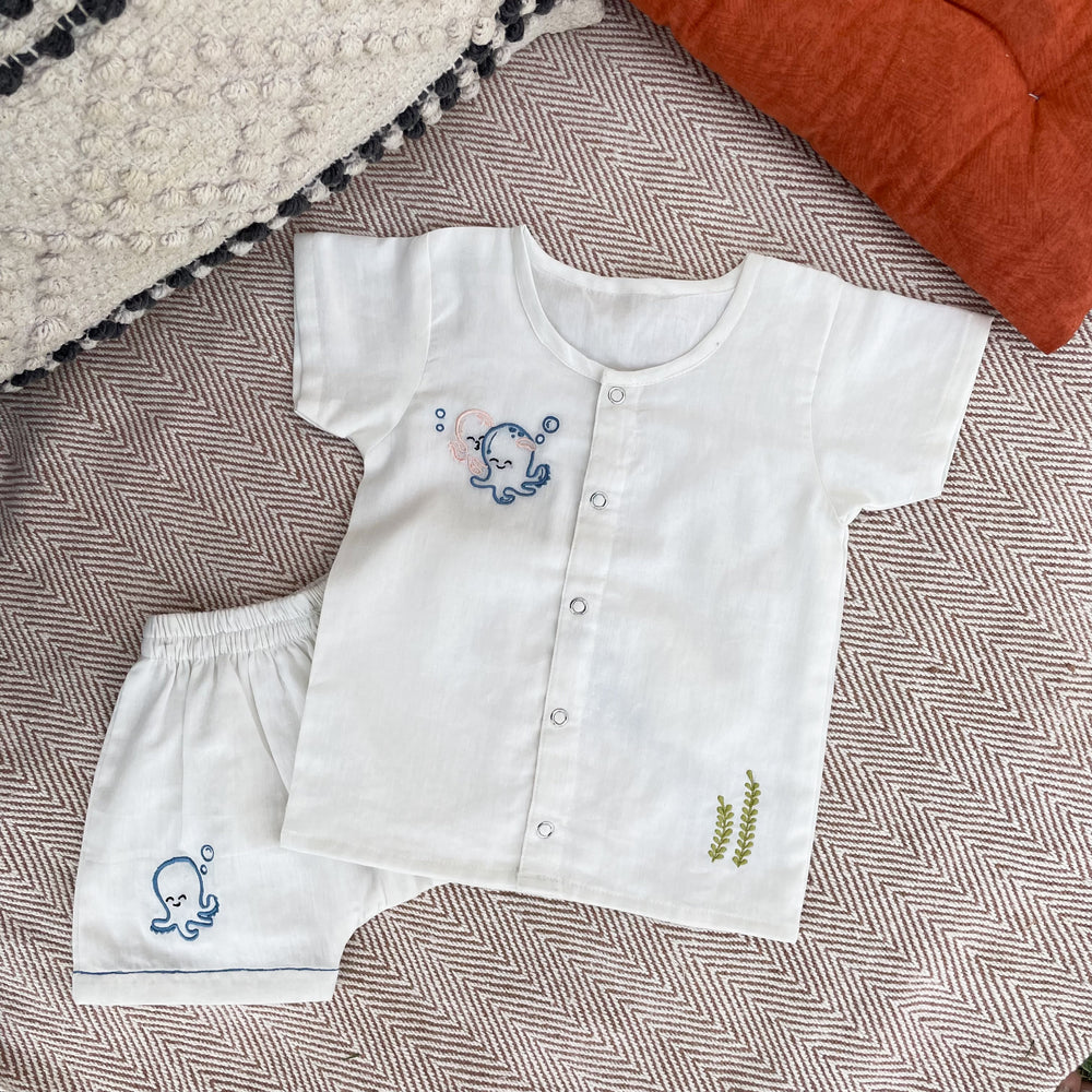 Bhaakur The Octopus Jhablas/Vests Set
