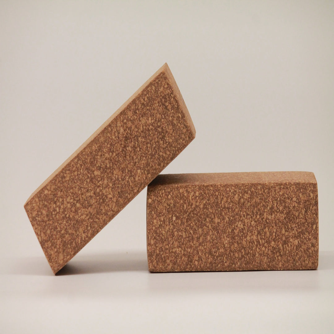 Dvaar Sthairya The Cork Yoga Brick Set Of 2