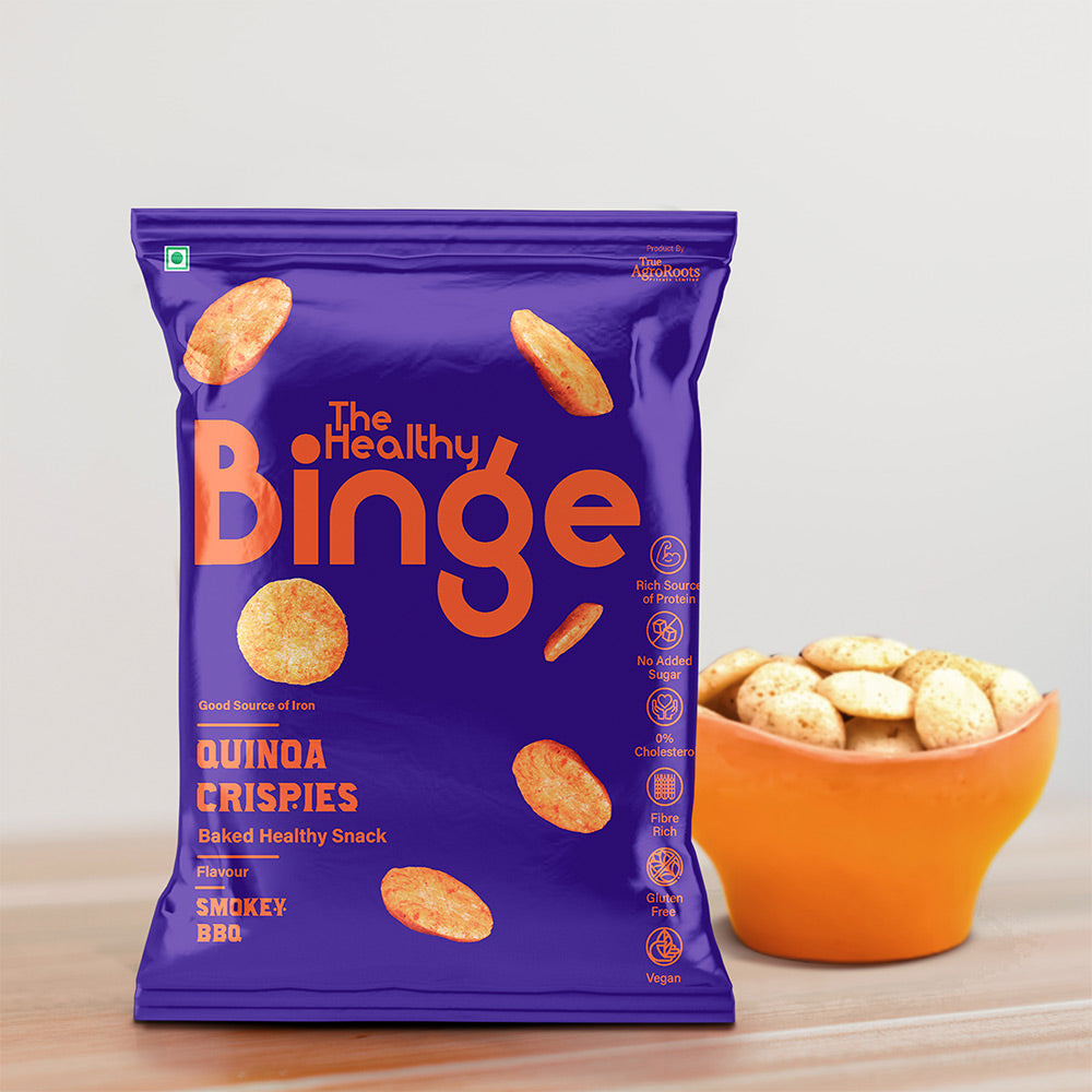 The Healthy Binge Quinoa Crispies - Pack of 9