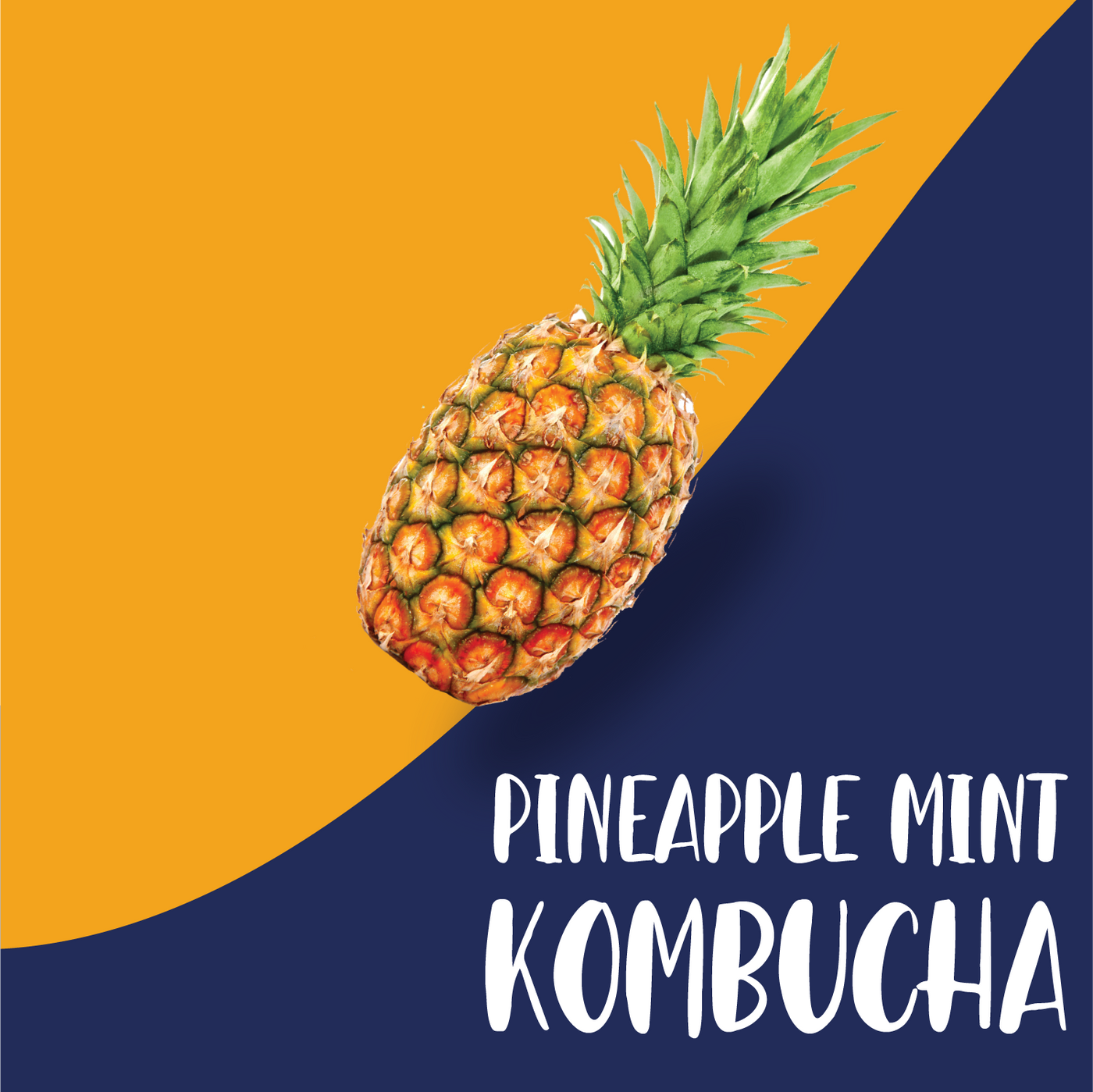 Pineapple Mint Kombucha (Pack of 4)