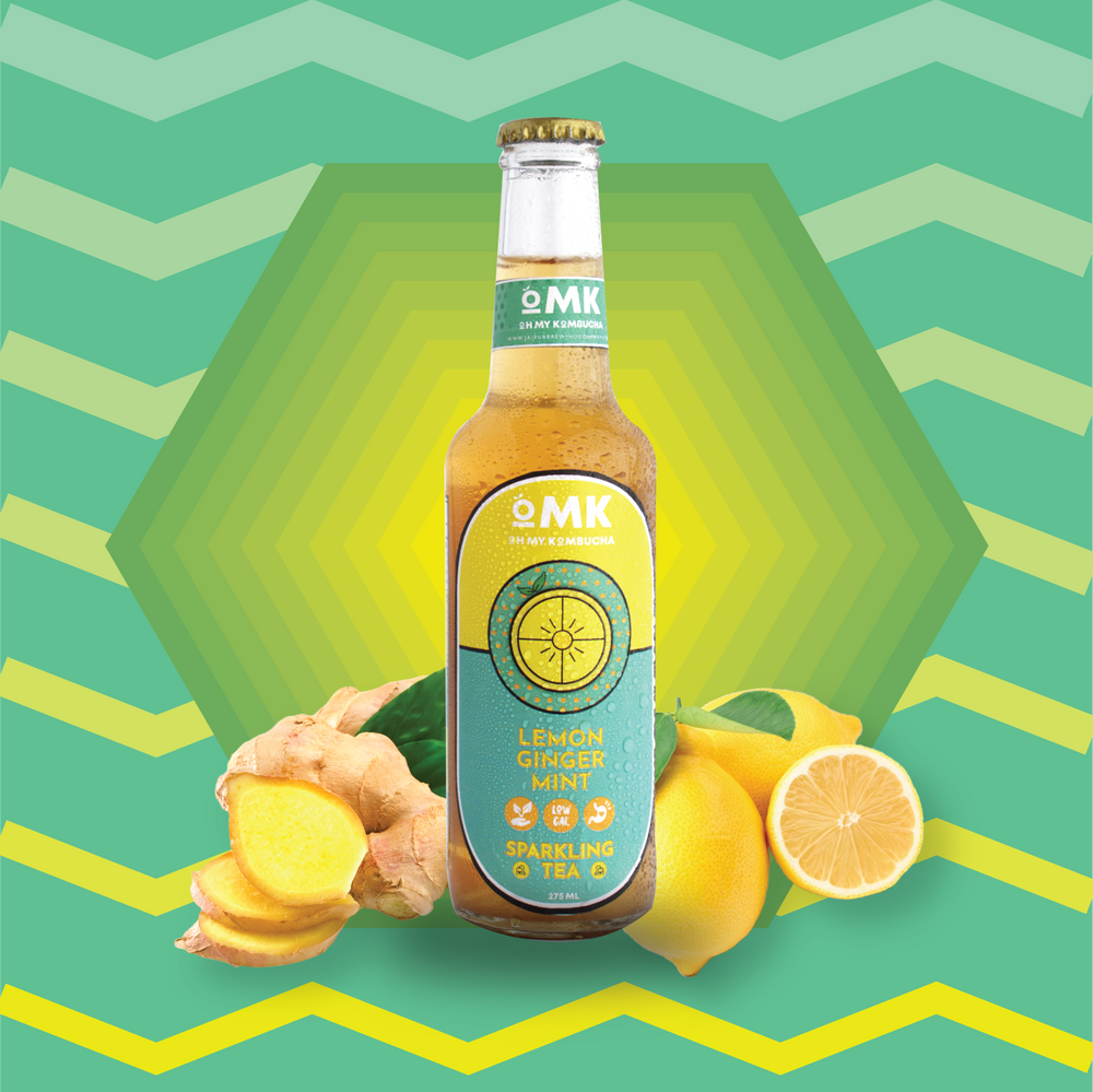 Lemon Ginger Kombucha (Pack of 4)