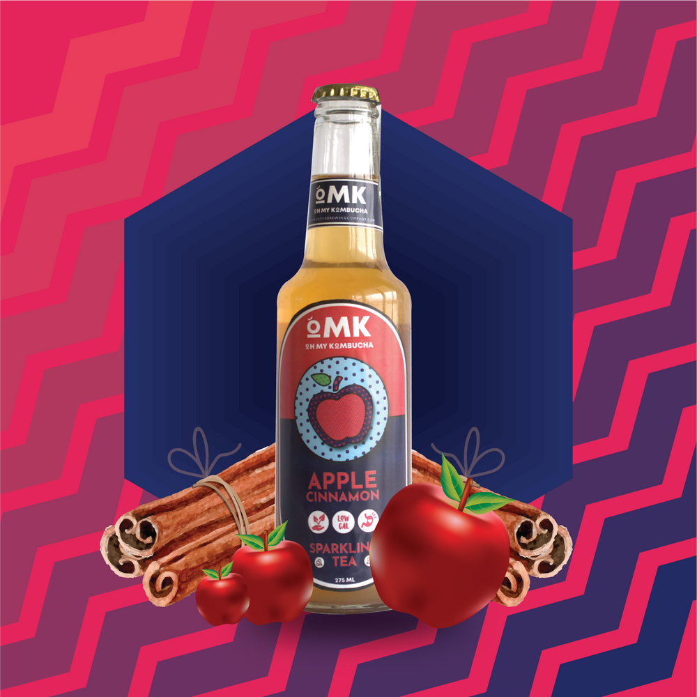 Apple Cinnamon Kombucha (Pack of 4)