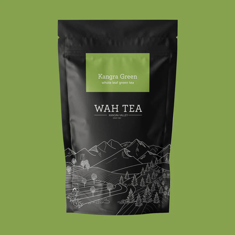 Kangra Green Tea - Loose Leaf - Stand Up Pouch Pack of 2 (200g each)
