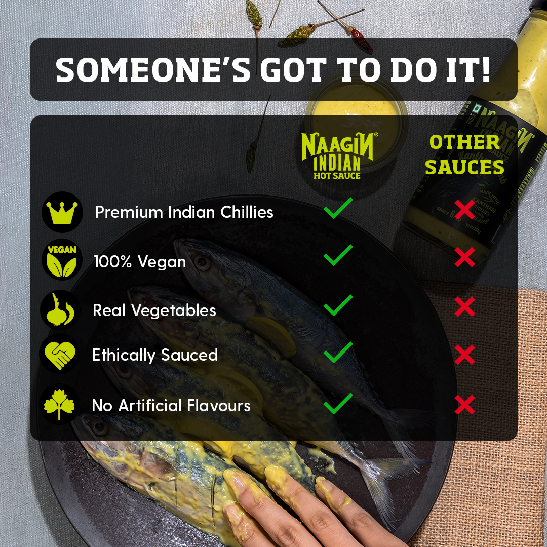 Naagin Sauce - Indian Hot chilli spicy Sauce Kantha Bomb (230g)