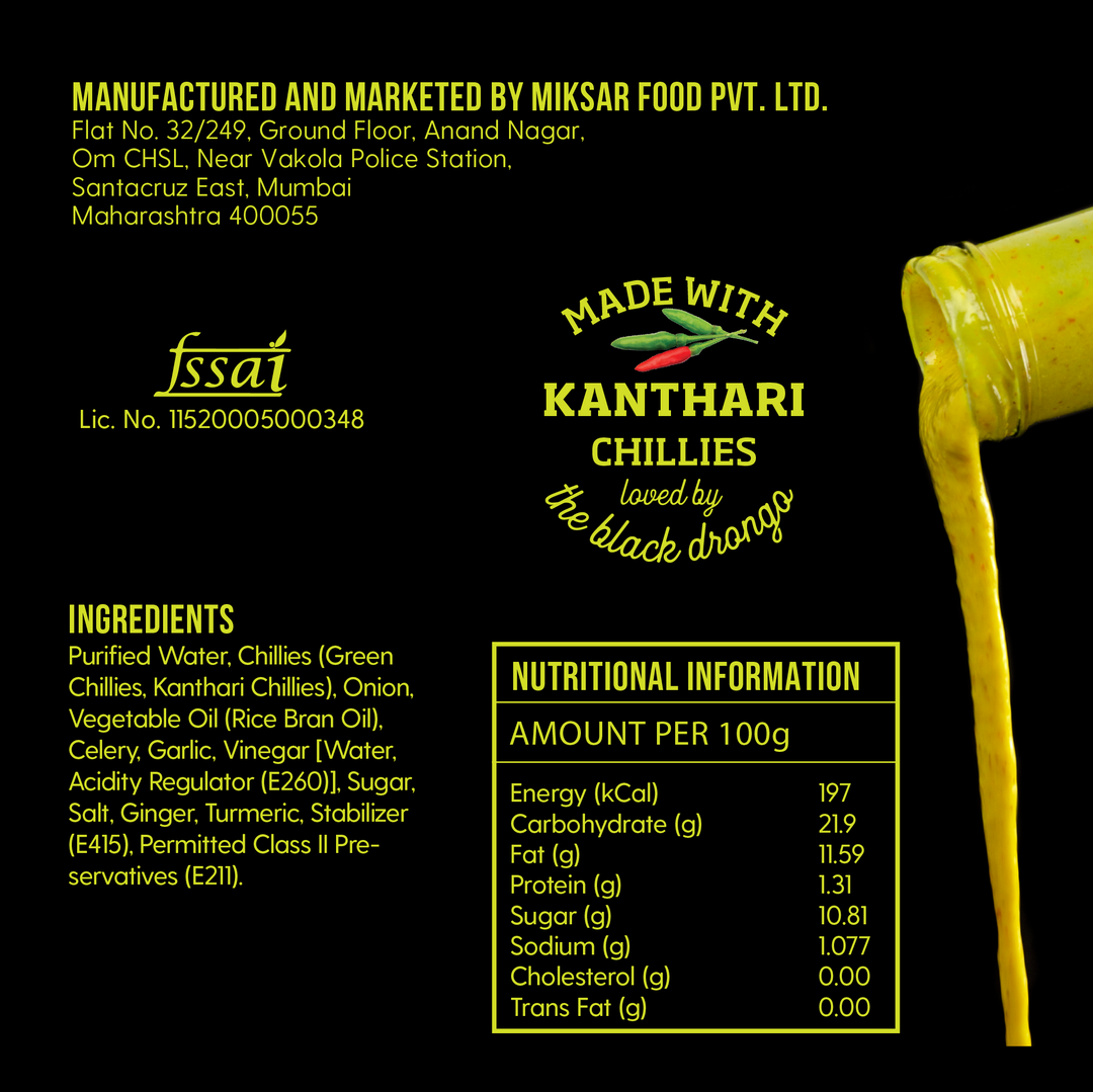 Naagin Sauce - Indian Hot chilli spicy Sauce Kantha Bomb (230g)