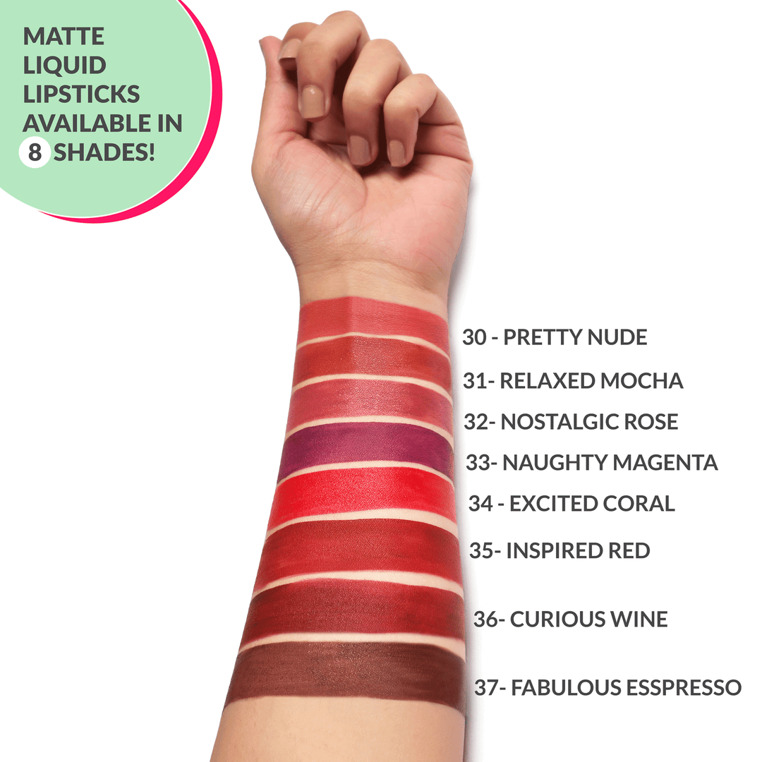 Disguise Cosmetics Matte Liquid Lip Curious Wine 36 |  Feather Light | Super Comfortable | Long Lasting