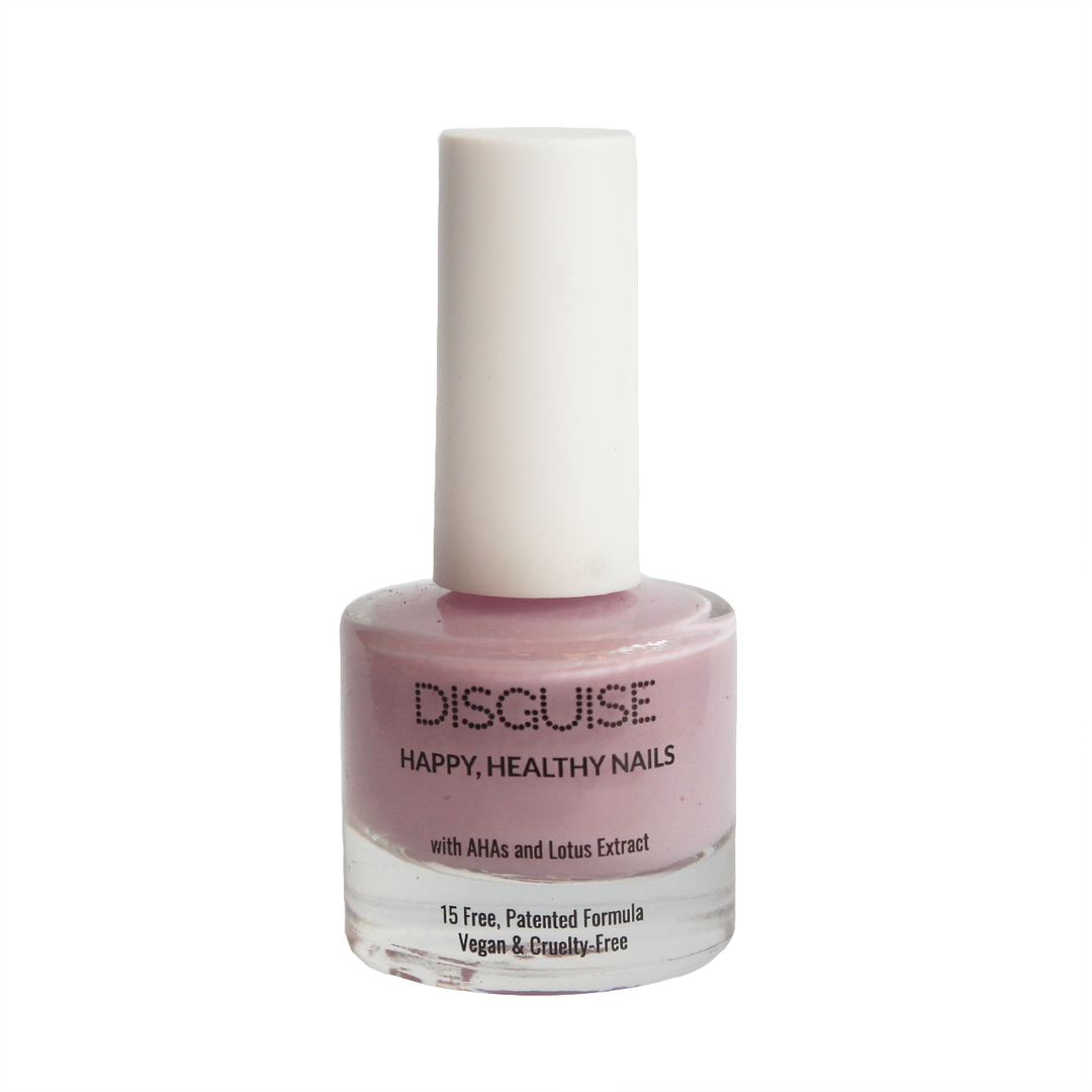Disguise Cosmetics Marshmallow Pink 115 + Lavender Field 120 - Nail Colour, 21 TOXIN FREE | WITH AHA & LOTUS EXTRACT | INTENSE COLOR | 9 ml