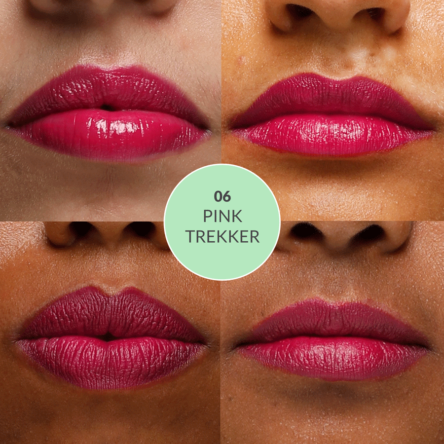 Disguise Cosmetics Satin Matte Lipstick Pink Trekker 06 | Ultra Light & Comfortable | Enriched with Plant Oils