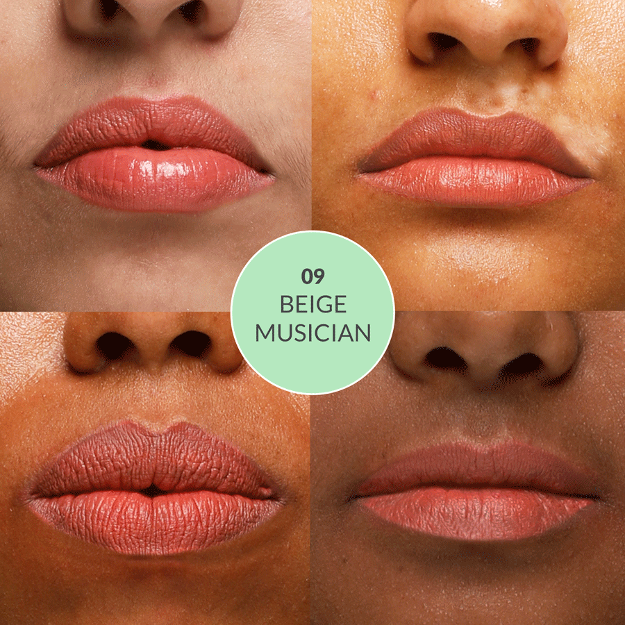 Disguise Cosmetics Satin Matte Lipstick Beige Musician 09 | ULTRA LIGHT & COMFORTABLE | ENRICHED WITH PLANT OILS