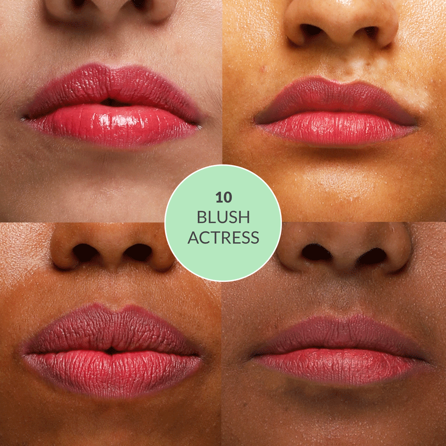 Disguise Cosmetics Satin Matte Lipstick Blush Actress 10 | Ultra LIGHT & COMFORTABLE | ENRICHED WITH PLANT OILS