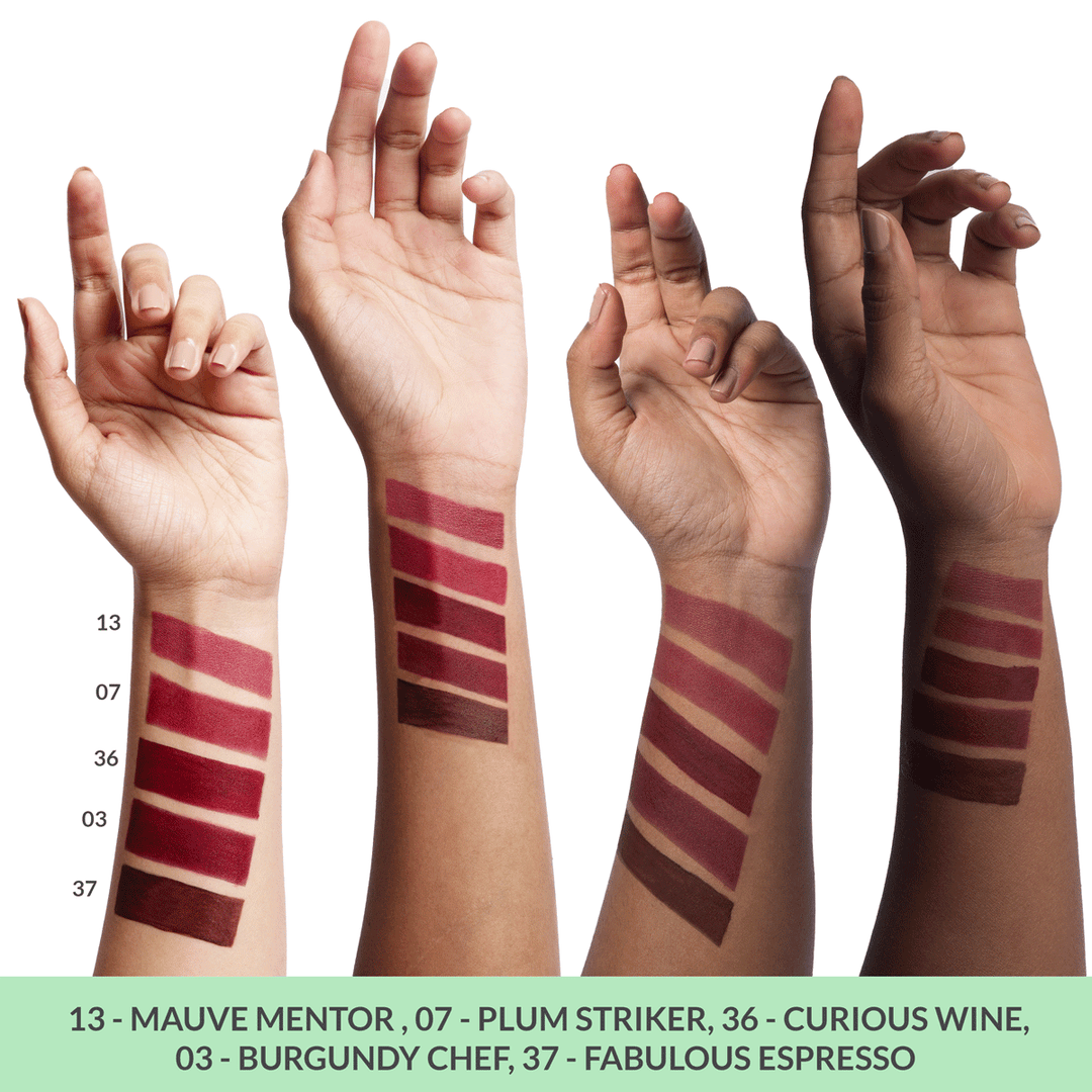 Disguise Cosmetics Matte Liquid Lip Curious Wine 36 |  Feather Light | Super Comfortable | Long Lasting