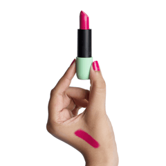 Disguise Cosmetics Satin Matte Lipstick Fuchsia Explorer 01 | ULTRA LIGHT & COMFORTABLE | ENRICHED WITH PLANT OILS