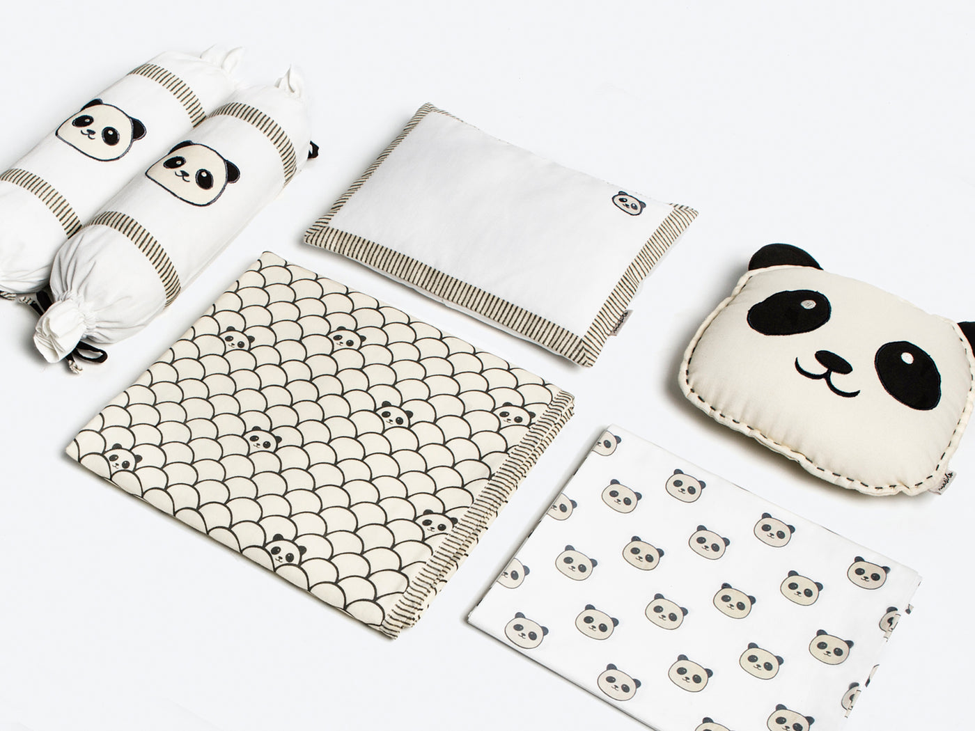 Masilo Organic Cotton Cot Bedding Set – Peekaboo Panda