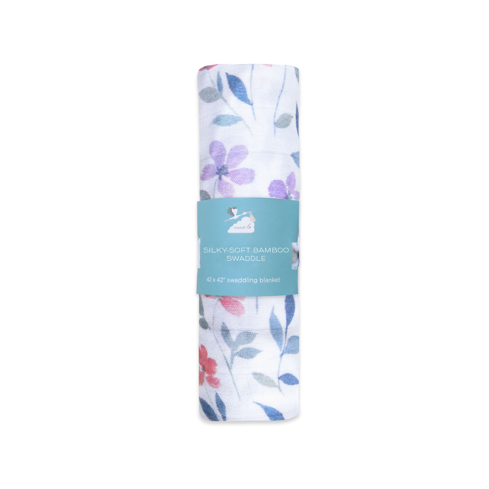 Bamboo Muslin Swaddle - Wildflower