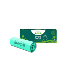 Ecosattva (Beco) Beco Compostable Medium 48 × 53 cm Garbage Bags/Trash Bags/Dustbin Bags 15 Pieces - Pack of 3