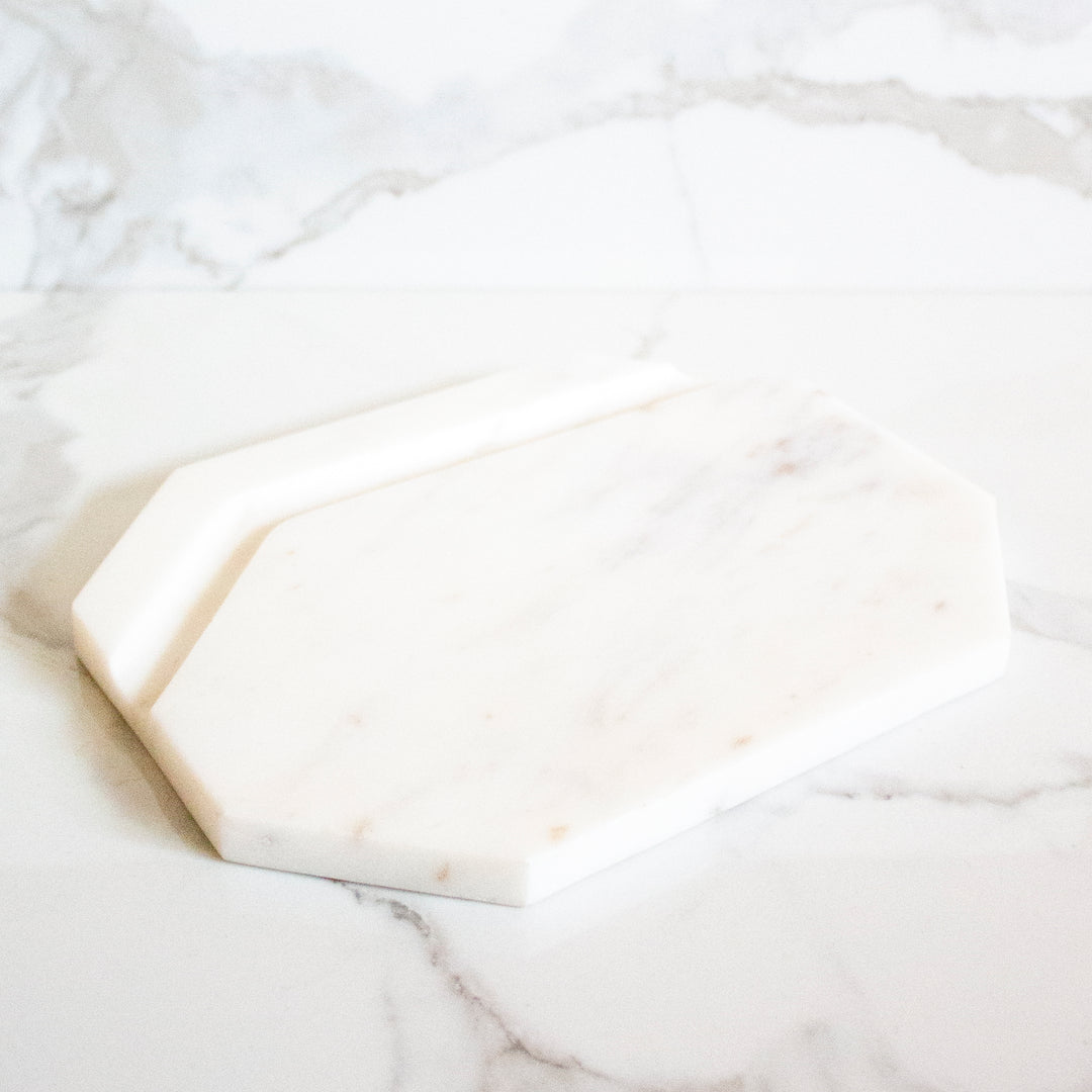 Byora Mini White Furrow Cheese Platter