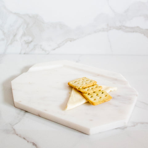 Byora Mini White Furrow Cheese Platter