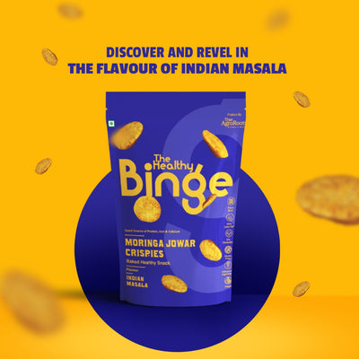 The Healthy Binge Moringa Jowar crispies - Pack of 9