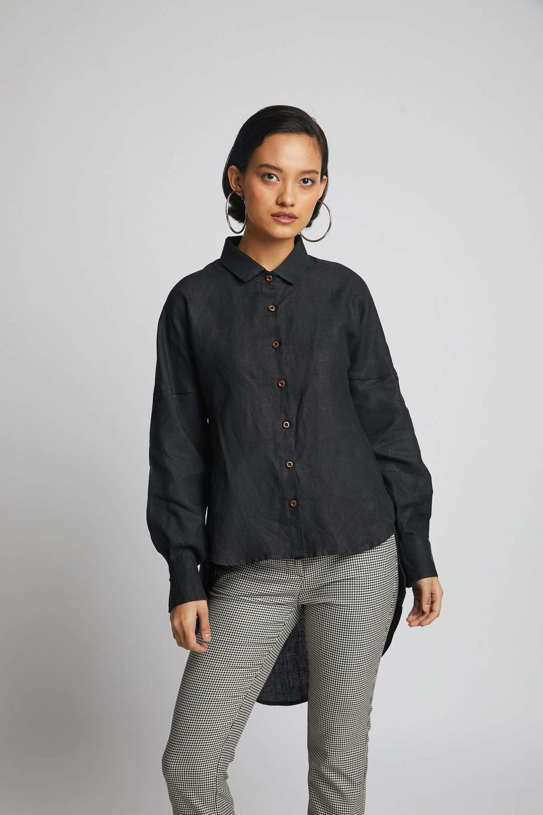 B Label Morning Star Balloon Sleeve Shirt