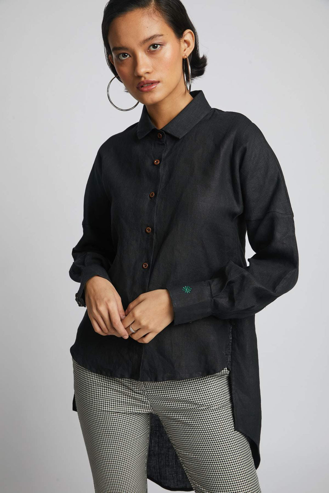 B Label Morning Star Balloon Sleeve Shirt