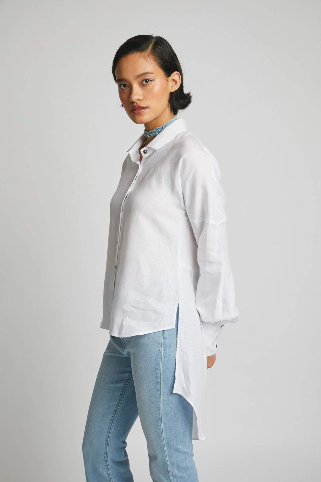B Label Morning Star Balloon Sleeve Shirt