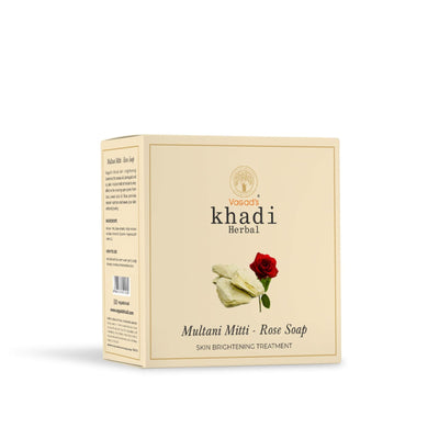 Vagad's Khadi Multani Rose Soap (Pack of 3)