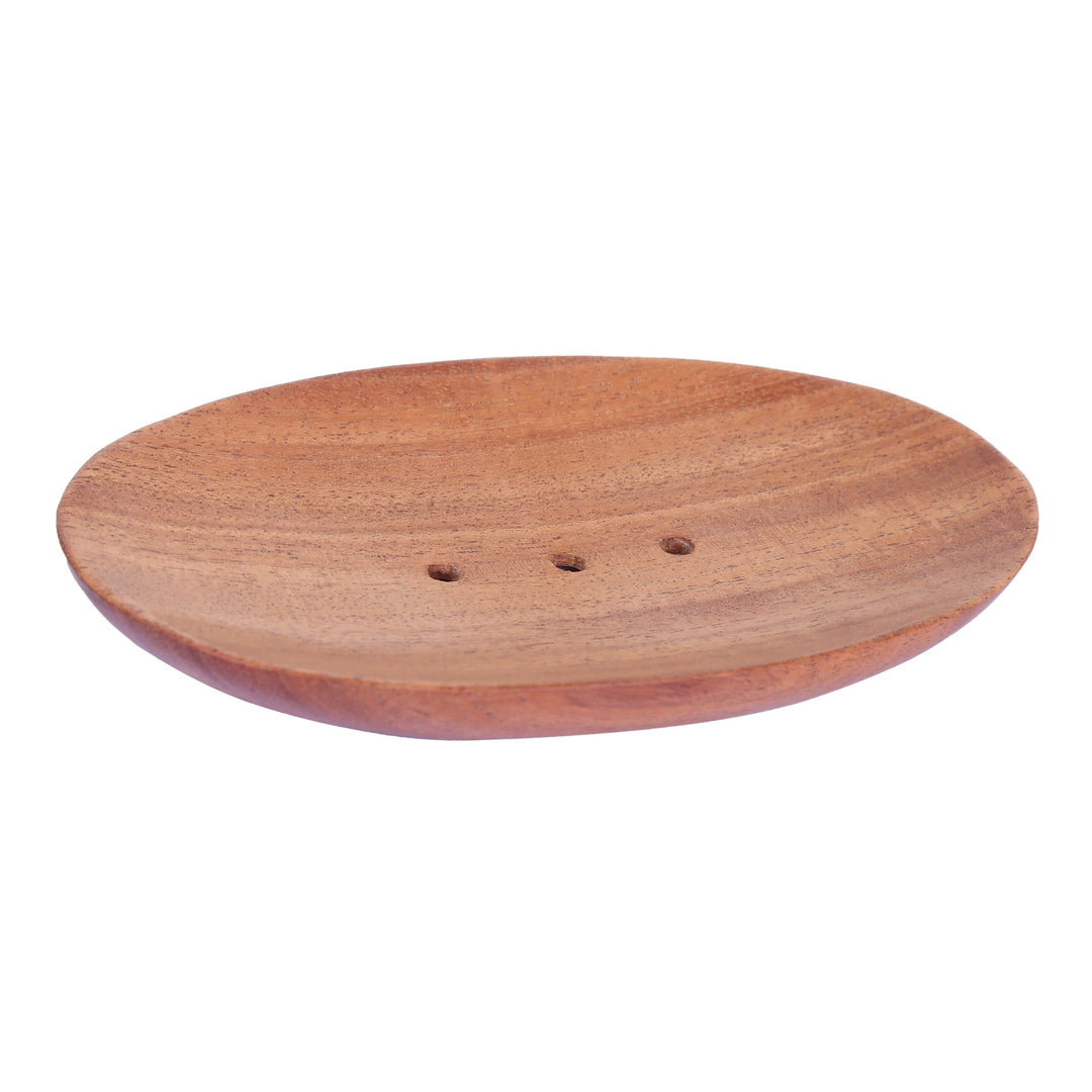 The Bare Bar Neem Wood Soap Dish