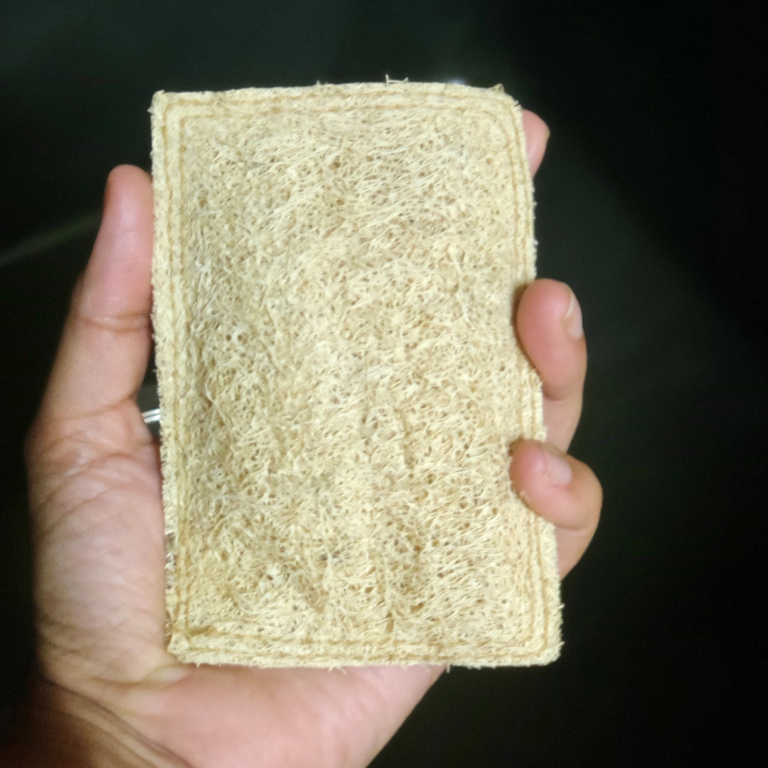 Greenfootprint Natural Loofah Dish scrub pads | Pack of 4